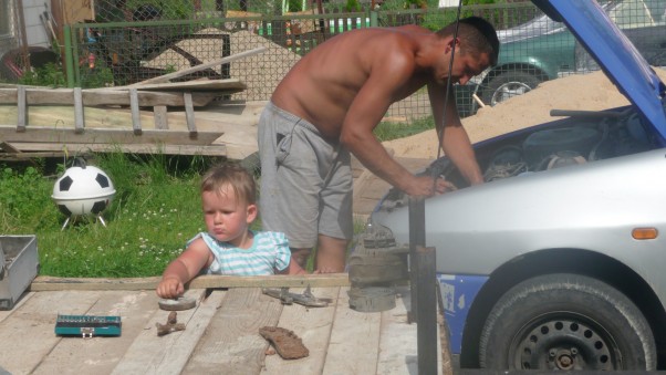 Zdjęcie zgłoszone na konkurs eBobas.pl Co i tata to i JA :&#41; GABRYSIA