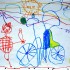 praca powstała po jednej z wielu wycieczek rowerowych nad jezioro. Na obrazku widzimy Wiktora i jego niebieski rower:&#41;