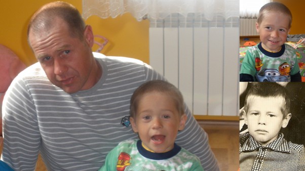 Zdjęcie zgłoszone na konkurs eBobas.pl Gdy patrzę na mojego starszego syna Piotrka widzę siebie x lat wcześniej :&#41;