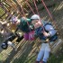 Aruś 2,5 roku, Adrian 4 latka oraz Karolinka 6lat, cieszą się z pięknej pogody, po raz pierwszy tej wiosny mogły huśtać się na huśtawce zrobionej  u babci w ogrodzie przez tatusia.