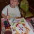 Łukaszek &#40;3 latka&#41; namalował portret swojej siostrzyczki.
