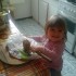 Zuzia lubi pomagać w kuchni, widac na zdjęciu :&#41;