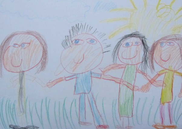 Natalia lat 5 &quot;Dzieci&quot; Na rysunku koledzy i koleżanki Natalki z przedszkola .