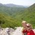 I to w końcu ja z młodszym synkiem Gracjanem,a za nami widok gór w Bośni i Hercegowinie.Piękne.