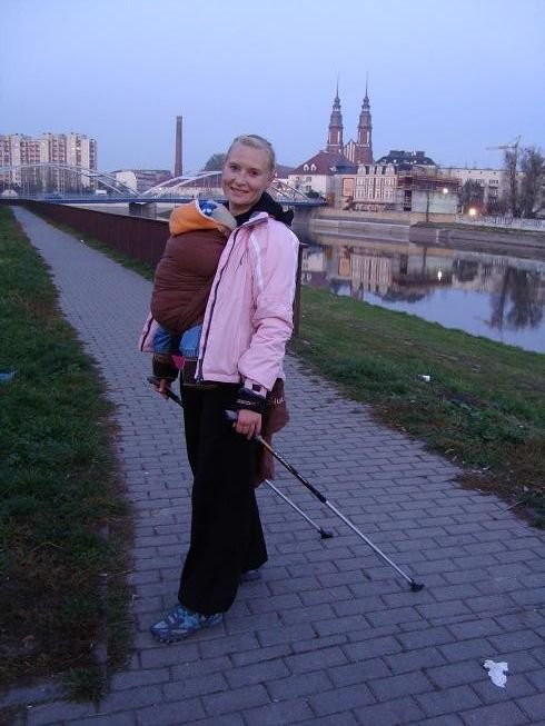 Nordic Walking ze śpioszkiem :&#41; 