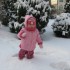 Śniegu po pas i zabawa jest w sam raz .Nadia 1,5 roku