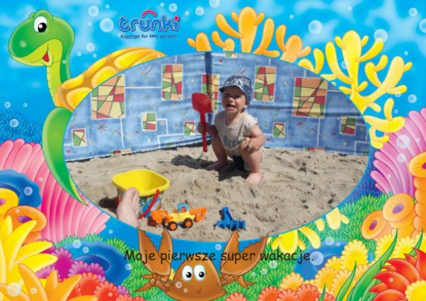 Wakacje są super:&#41; Wakacje nad morzem. Moje maleństwo świetnie się bawiło w piasku na plaży przednia zabawa. Robiliśmy razem babki.