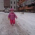 Pierwszy spacerek po śniegu: