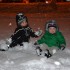Z młodszym bratem&#45; pierwsza wspólna śnieżkowa zabawa :D
