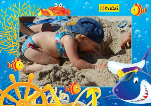 Zabawa na plaży Zawody w kopaniu największej dziury na plaży.... dobrze że tata zawsze jest w pogotowiu ;&#41;