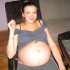 pod koniec ciąży brzuszek był już tak duży, że zastępował mi stoliczek  :&#41;