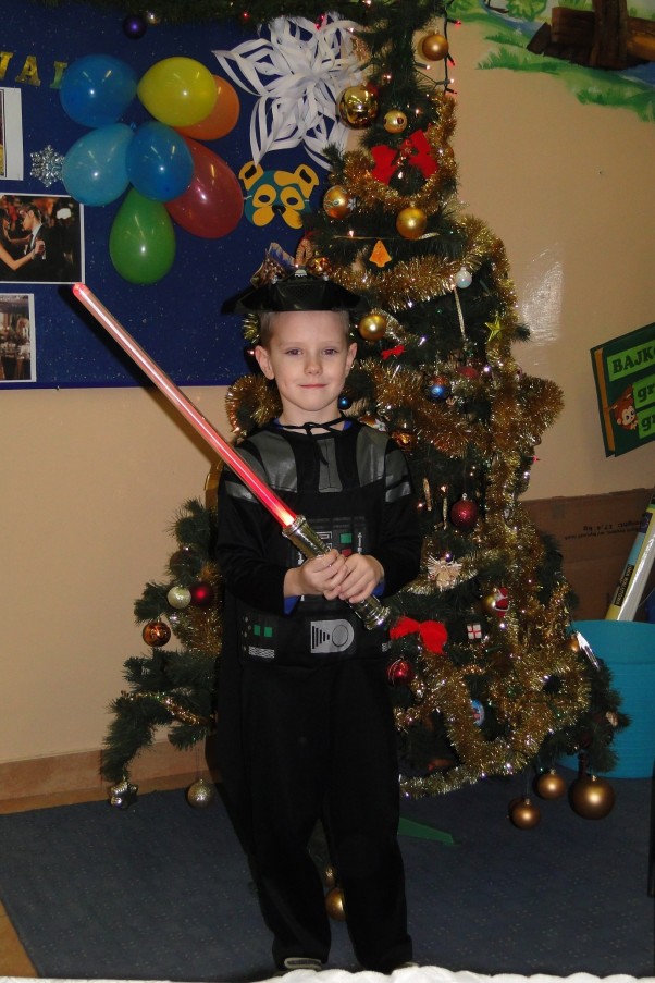 Fabian&#45;7 lat Szkolny Bal Karnawałowy z udziałem Lorda Vadera :&#41;