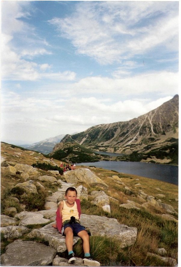ScannedImage&#45;14.jpg Mój &quot;Bobas&quot; w wieku 8 lat pokonał najtrudniejsze szlaki Tatr. Zaczął chodzić w góry w wieku 4 lat.