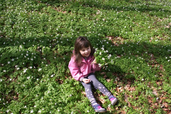 Zdjęcie zgłoszone na konkurs eBobas.pl Córka Ania lat 4,5 w kwiatkach