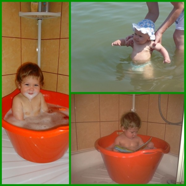 LILKA &#45; NASZA MAŁA RYBKA Woda to żywioł naszej córki...z kąpieli wyciśnie zabawe do ostatniej kropelki :&#41;
