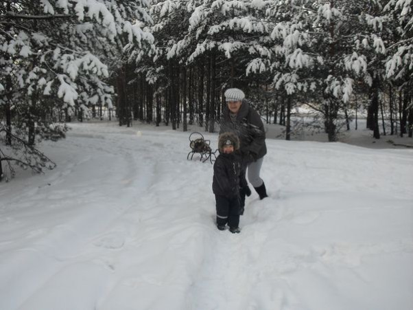 Z Babcią na śnieżki :&#41; 