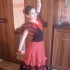 Być tancerką pragnie każda dziewczynka.Córka spełniła to marzenie po części i na bal karnawałowy przebrała się za tancerkę flamenco.Wyglądała pięęęknie!!