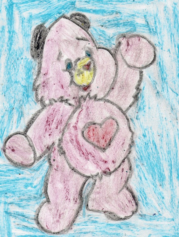 Zdjęcie zgłoszone na konkurs eBobas.pl Ręką dziecka malowane Miś Koala.