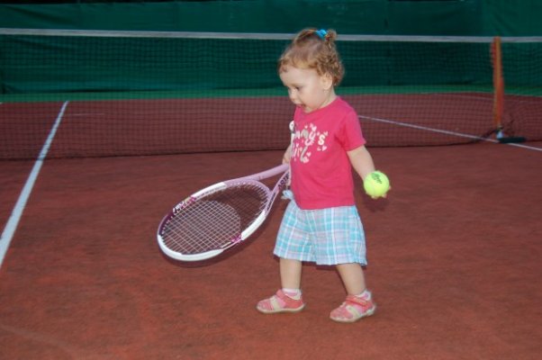 Nela gra w tenisa Bieszczady 2009: gramy w tenisa