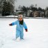Piotruś i jego pierwszy w życiu śnieg. Radość była ogromna :&#41;