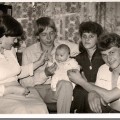 ja z moimi rodzicami i chrzestnymi,na moich chrzcinach 26 lat  temu