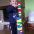 Oto wieża Eiffla w wykonaniu mojego 3,5 rocznego synka Adasia:&#41;