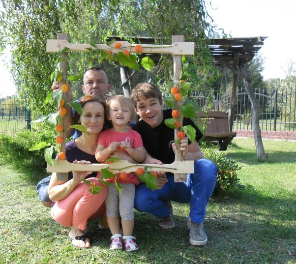 Jesienny portret mojej rodziny.  Kiedy jesteśmy razem, to każdy dzień jest jak malowany słońcem! 