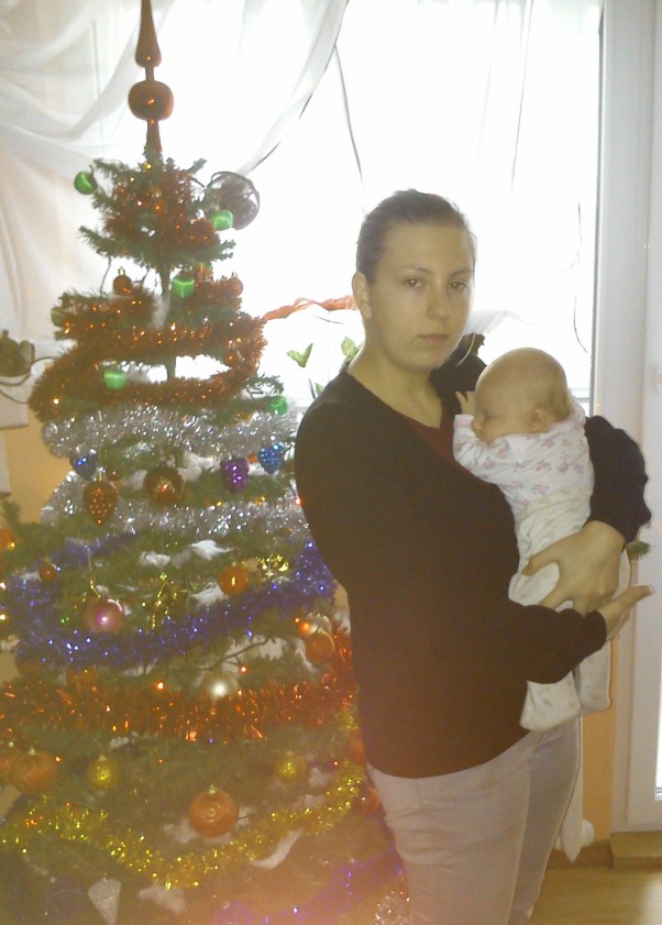 Milenka z mamusią Nasze pierwsze święta razem&gt;3
