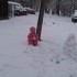 Kingusia i jej bałwanek oraz dużo śniegu:&#41;