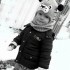 Pierwsze szaleństwa na sniegu mojego synka:&#41;