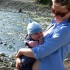 Szczęśliwa mama z córeczką Zosieńką nad cudnie szumiącą rzeką Białką:&#41;