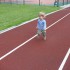 Do biegu, gotowi...start! Dwuletni Wiktor na bieżni, przed swoim pierwszym przedszkolem a w przyszłości szkołą podstawową:&#41;