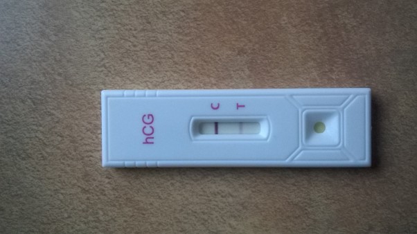 Test Ciążowy  Test robiony 19.01.2016 po porannej kawie, druga kreseczka słabsza :&#41;