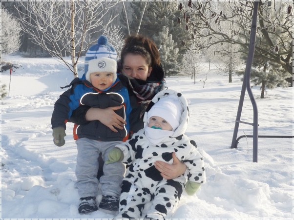 Moje kochane eskimoski Zima piękna ale moi chłopcy najpiękniejsi