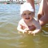 pierwsza kąpiel Nadii w jeziorku :&#41;