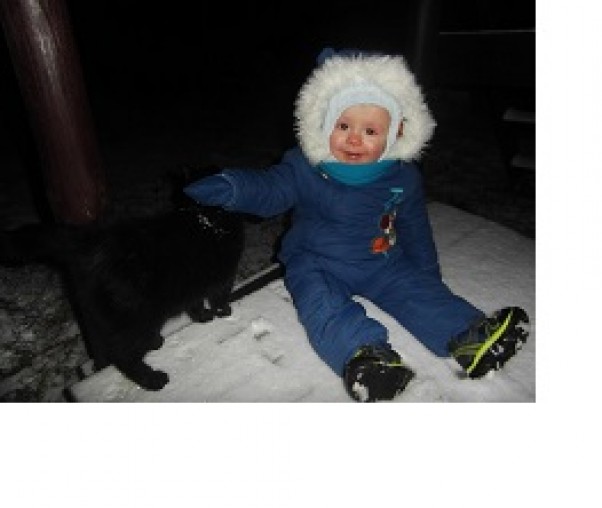 Zdjęcie zgłoszone na konkurs eBobas.pl antos i jego pierwsza zima
