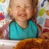 Mojej córci uśmiech z buzi nie schodzi nawet przy jedzeniu
