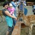 My z córeczką w parku Leśnych Niespodzianek