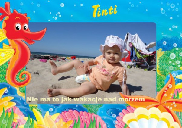 Zdjęcie zgłoszone na konkurs eBobas.pl  Nie ma to jak wakacje nad morzem,piasek pod nogami i morze przed nami