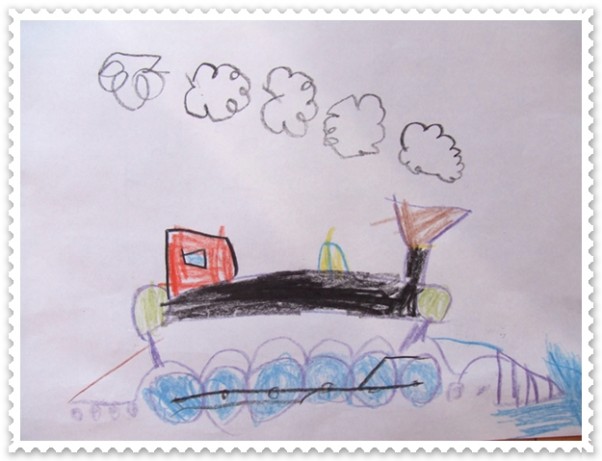 Zdjęcie zgłoszone na konkurs eBobas.pl Mój syn Marek lat 7,bardzo lubi jeździć pociągami i bajki o Tomku.Mówi,że zostanie ,,pociągowym &quot;.