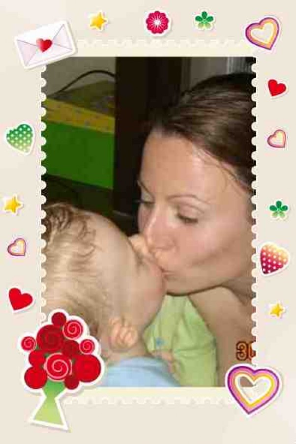 Buziak od ukochanego synka &#45; bezcenny !!! 
