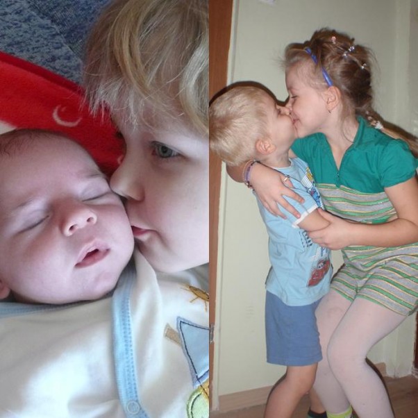 Justynka i Konradek:&#41; To już prawie 4 lata odkąd mam brata i z dnia na dzień kocham Cię coraz bardziej braciszku:&#41;