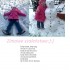 Natalka i jej zabawy na śniegu, z mamusią ulepiła bałwanka:&#41;:&#41;