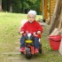 Taka mała, a już kocha motocykle jak tatus :&#41;